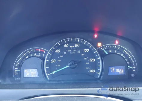 2012 Toyota Camry Le z USA, uszkodzony, nr VIN 4T4BF1FK9CR163525